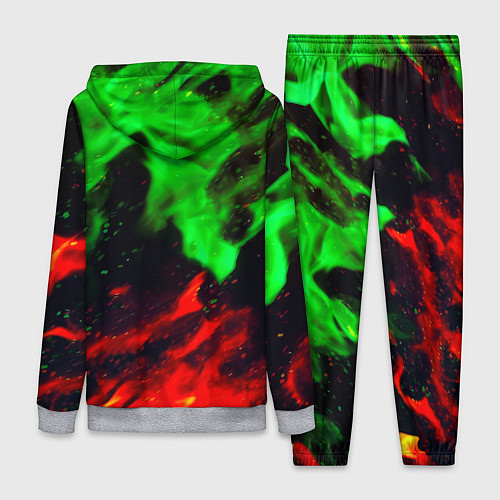 Женский костюм Monster energy огонь лого / 3D-Меланж – фото 2