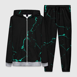 Женский костюм Color black turquoise