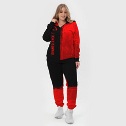 Женский 3D-костюм Evanescence - red gradient по-вертикали, цвет: 3D-черный — фото 2