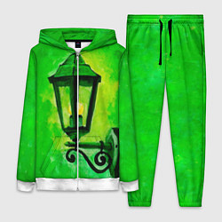 Женский костюм Уличный зелёный фонарь