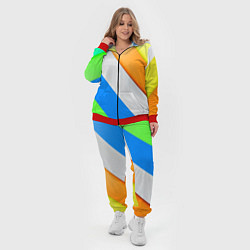 Женский 3D-костюм Striped, цвет: 3D-красный — фото 2