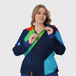 Женский 3D-костюм Multicolored, цвет: 3D-синий — фото 2