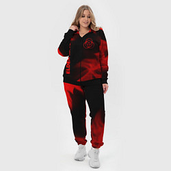 Женский 3D-костюм Elden Ring - red gradient вертикально, цвет: 3D-черный — фото 2