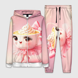 Женский костюм Балерина капучино розовый