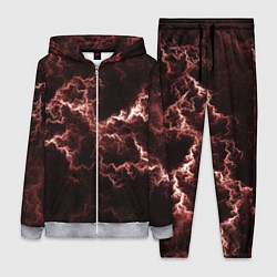 Женский 3D-костюм Lightning red, цвет: 3D-меланж