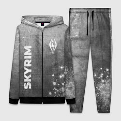 Женский 3D-костюм Skyrim - grey gradient вертикально, цвет: 3D-черный