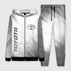 Женский костюм Toyota - white gradient вертикально