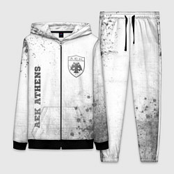 Женский костюм AEK Athens - white gradient вертикально