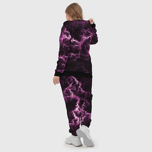 Женский костюм Lightning pink glow / 3D-Черный – фото 5