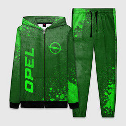 Женский костюм Opel - green gradient вертикально