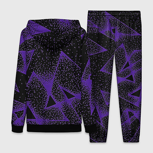 Женский костюм The triangle is purple / 3D-Черный – фото 2