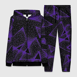 Женский 3D-костюм The triangle is purple, цвет: 3D-черный