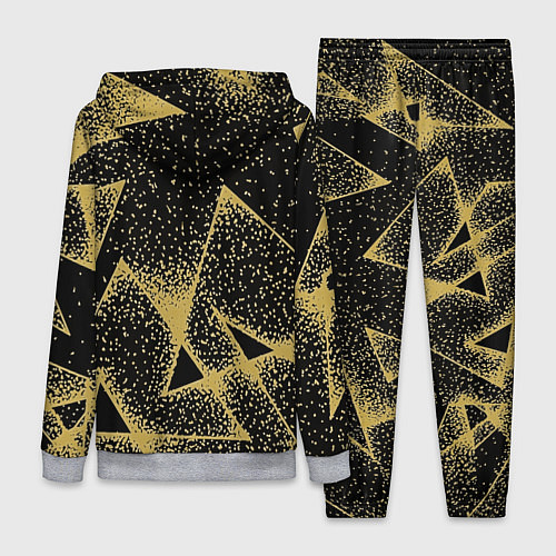 Женский костюм Triangle yellow with dots / 3D-Меланж – фото 2