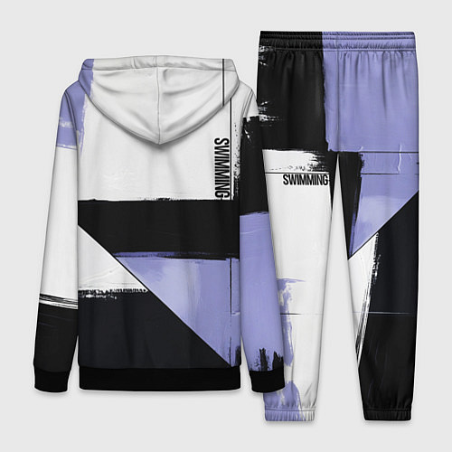 Женский костюм Плавание спортивное / 3D-Черный – фото 2