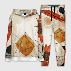 Женский 3D-костюм Boho style, цвет: 3D-белый