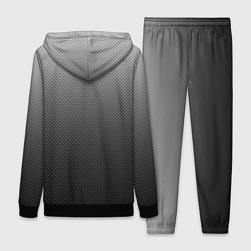 Женский костюм Текстурированный градиент тёмно-серый / 3D-Черный – фото 2