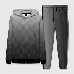 Женский 3D-костюм Текстурированный градиент тёмно-серый, цвет: 3D-черный