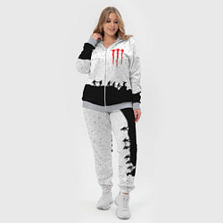 Женский 3D-костюм Monster energy black rock, цвет: 3D-меланж — фото 2