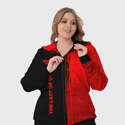 Женский 3D-костюм The Last Of Us - red gradient по-вертикали, цвет: 3D-черный — фото 2