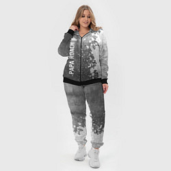 Женский 3D-костюм Papa Roach - grey gradient по-вертикали, цвет: 3D-черный — фото 2