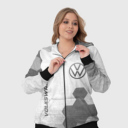 Женский 3D-костюм Volkswagen - white gradient вертикально, цвет: 3D-черный — фото 2
