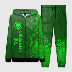 Женский 3D-костюм The Offspring - green gradient по-вертикали, цвет: 3D-черный