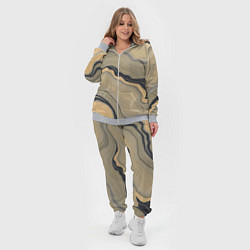 Женский 3D-костюм Песочный мрамор, цвет: 3D-меланж — фото 2