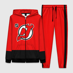 Женский 3D-костюм Нью Джерси Девилз хоккей, цвет: 3D-черный