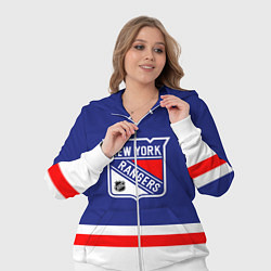 Женский 3D-костюм Нью Йорк Рейнджерс хоккей, цвет: 3D-белый — фото 2