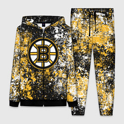 Женский 3D-костюм Boston Bruins NHL black, цвет: 3D-черный
