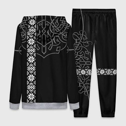 Женский костюм Славянские символы традиции народа / 3D-Меланж – фото 2