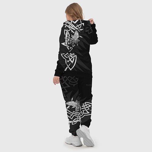 Женский костюм Верные спутники Одина / 3D-Черный – фото 5