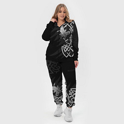 Женский 3D-костюм Верные спутники Одина, цвет: 3D-черный — фото 2