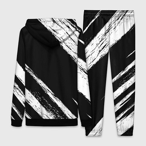 Женский костюм Дагестан - брызги / 3D-Черный – фото 2