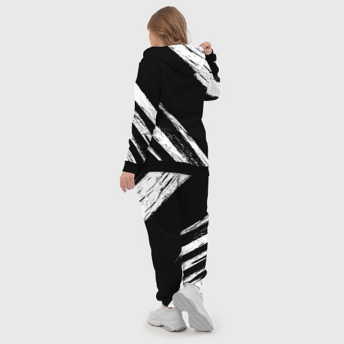 Женский костюм Дагестан - брызги / 3D-Черный – фото 5