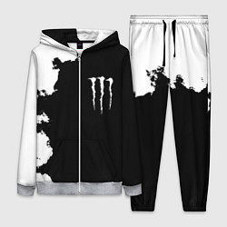 Женский костюм Monster energy краски белые