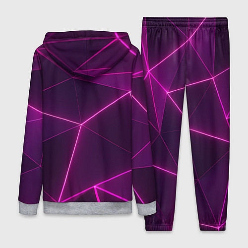 Женский костюм Плиты с фиолетовыми гранями / 3D-Меланж – фото 2