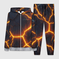 Женский костюм Молнии и черные объемные плиты