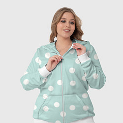 Женский 3D-костюм Снежная морская пена, цвет: 3D-белый — фото 2