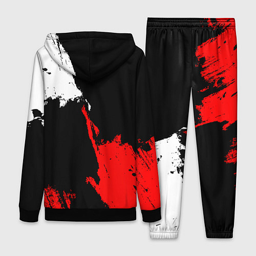 Женский костюм Нью Джерси Девилз - брызги краски / 3D-Черный – фото 2