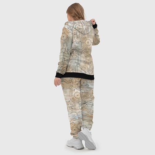 Женский костюм Девушки стимпанк / 3D-Черный – фото 5