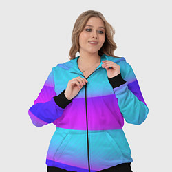 Женский 3D-костюм Неоновый прилив, цвет: 3D-черный — фото 2