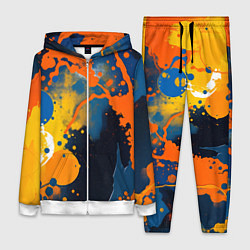 Женский 3D-костюм Краска на стене, цвет: 3D-белый