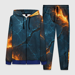 Женский костюм Разлом плит с огнем