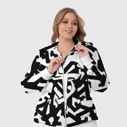 Женский 3D-костюм Doom x half life pattern, цвет: 3D-белый — фото 2