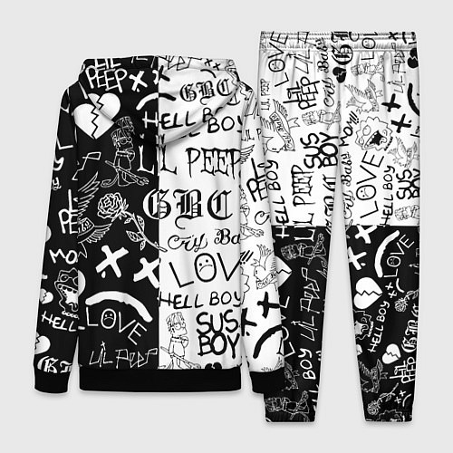 Женский костюм Doom x liil peep pattern black / 3D-Черный – фото 2