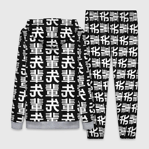 Женский костюм Doom logo japan / 3D-Меланж – фото 2