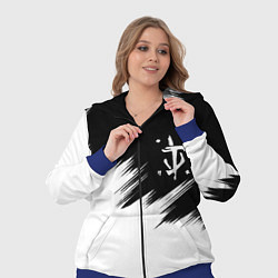 Женский 3D-костюм Doom краски черно белый, цвет: 3D-синий — фото 2