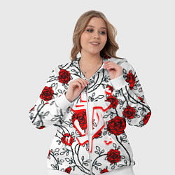 Женский 3D-костюм Doom розы, цвет: 3D-белый — фото 2