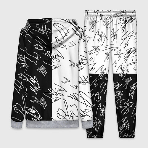 Женский костюм Doom автографы / 3D-Меланж – фото 2